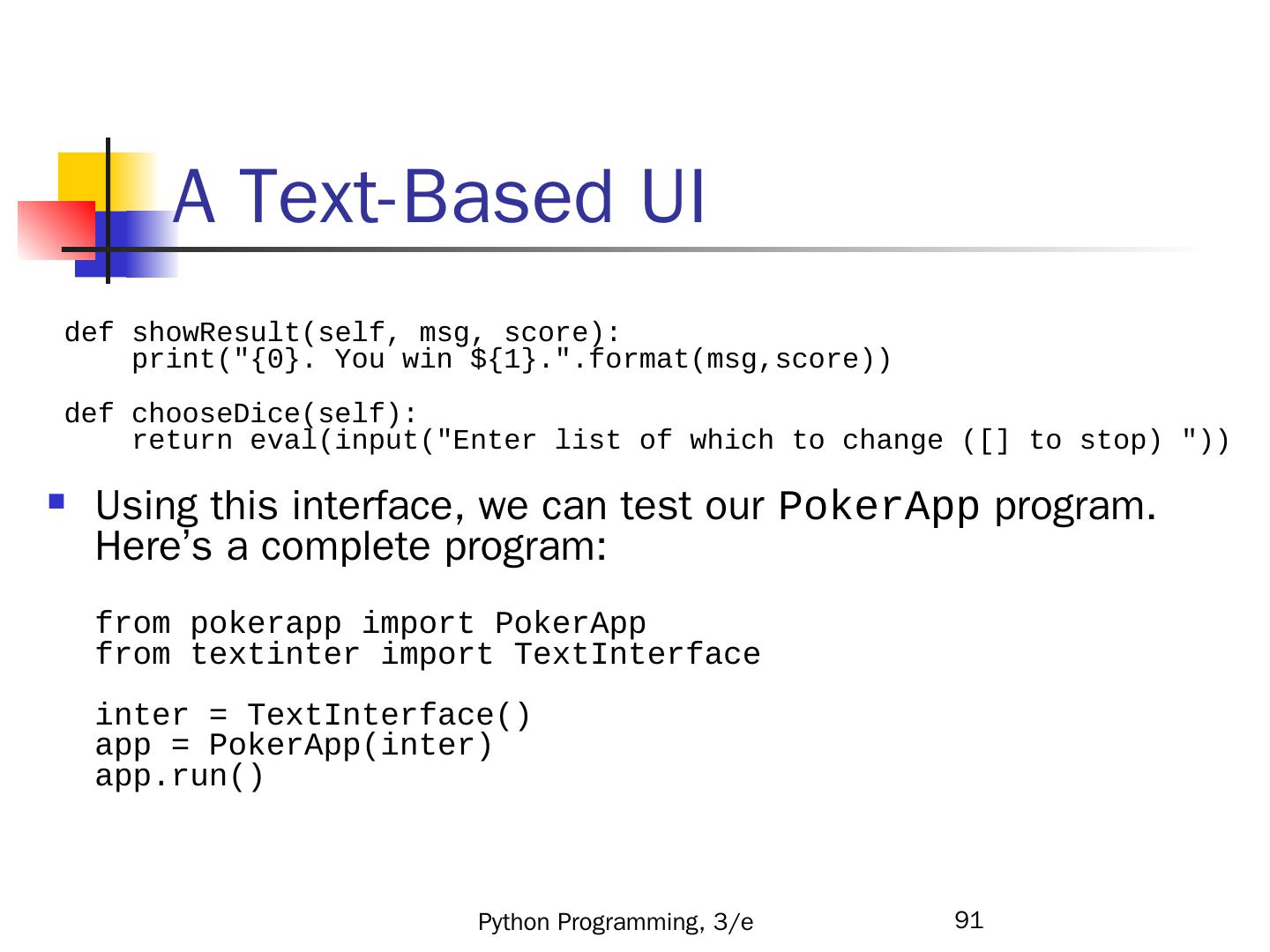 Python Programming: An Introduction To Computer Science