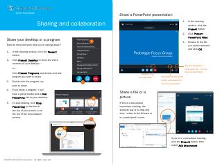 Quick Reference about instant messaging, pres...