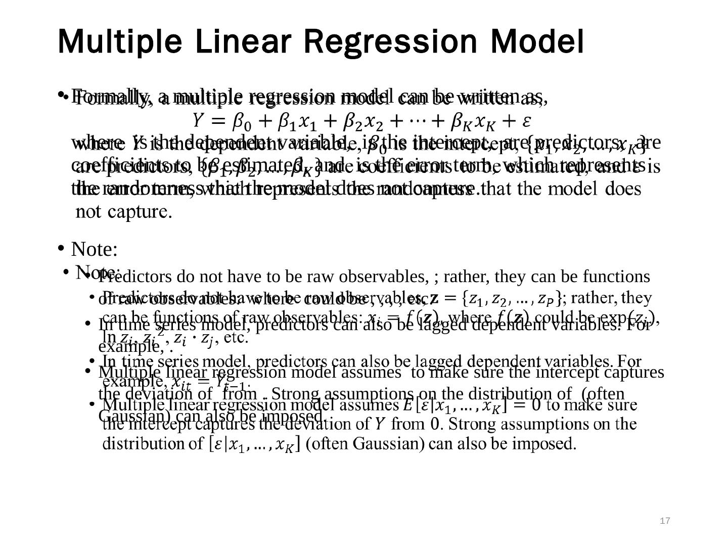 Regression and Classification