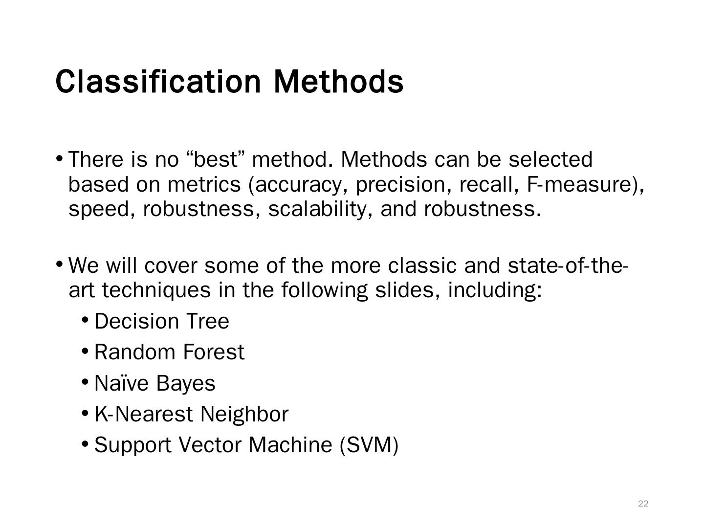 Regression and Classification