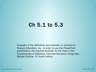 Section 5.3 Independence and Multiplication R...