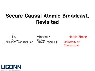 Secure Causal Atomic Broadcast, Revisited