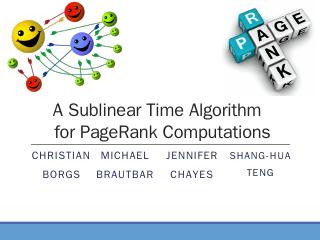 Sublinear time pagerank