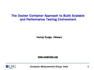 The Docker Container Approach to Build Scalab...