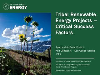 Tribal Renewable Ener...