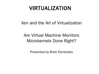 VIRTUALIZATION