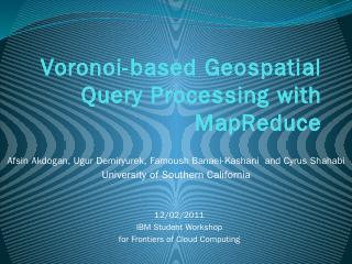 Voronoi-based Geospatial Query Processing wit...