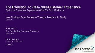 Webinar Featuring Forrester Customer Experien...