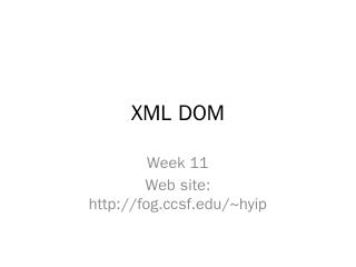 Well Formed XML