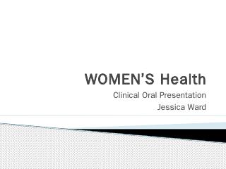 WOMENS Health - Jessica Ward